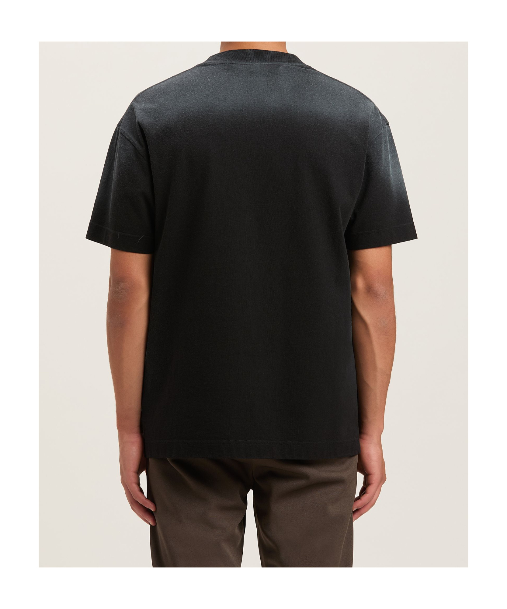 Palm Angels Paradise Print T-shirt In Black
