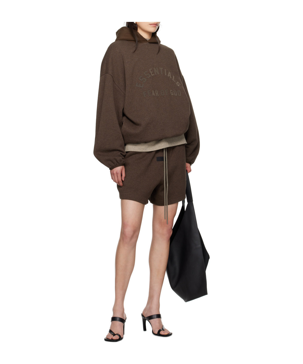 Essentials Logo-appliqué Track Shorts