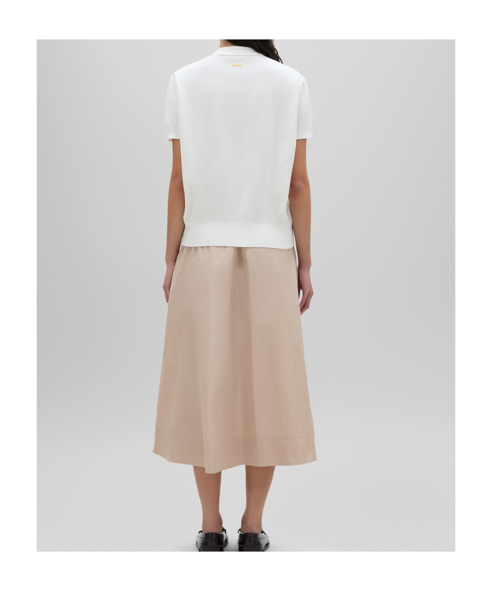 Shop Aspesi Cotton, Silk And Linen-blend Polo-style Cardigan