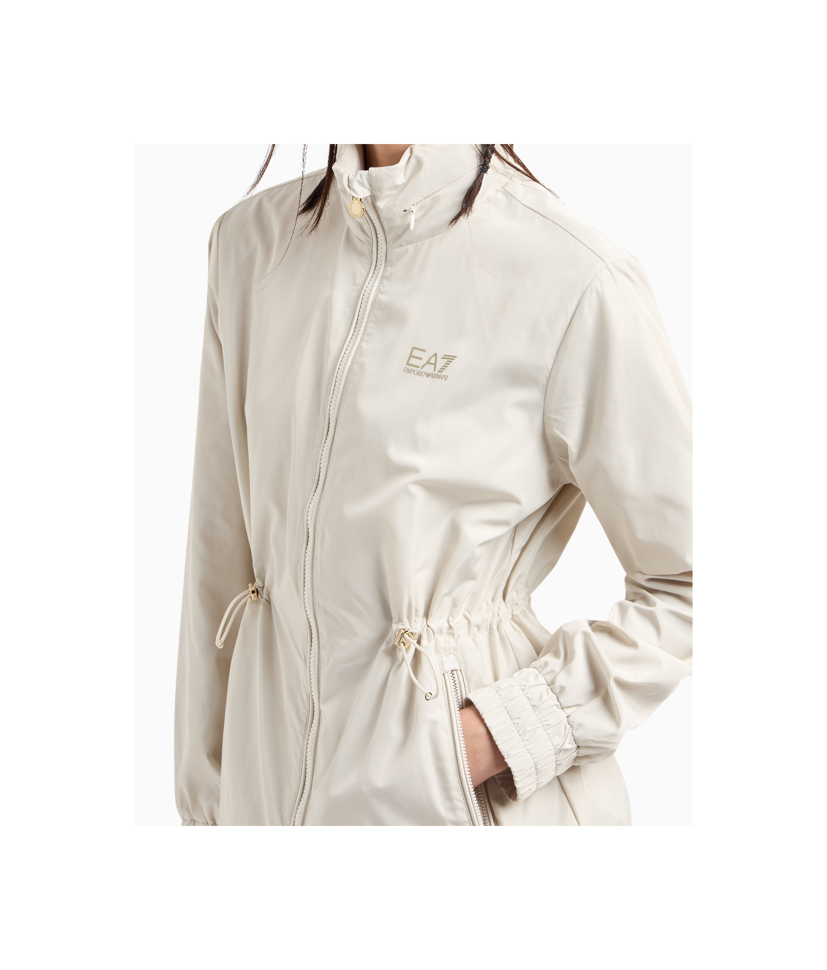 EA7 EA7 EMPORIO ARMANI LOGO ZIP-UP JACKET