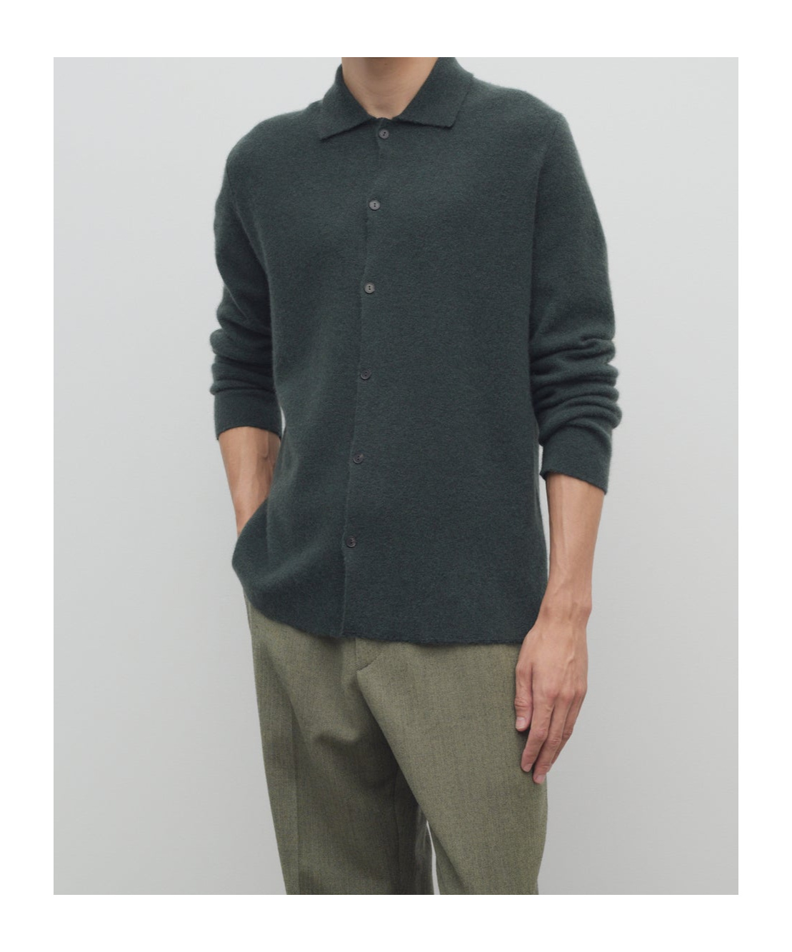 The Row Iverson Silk, Cashmere And Cotton-blend Jacket In Black