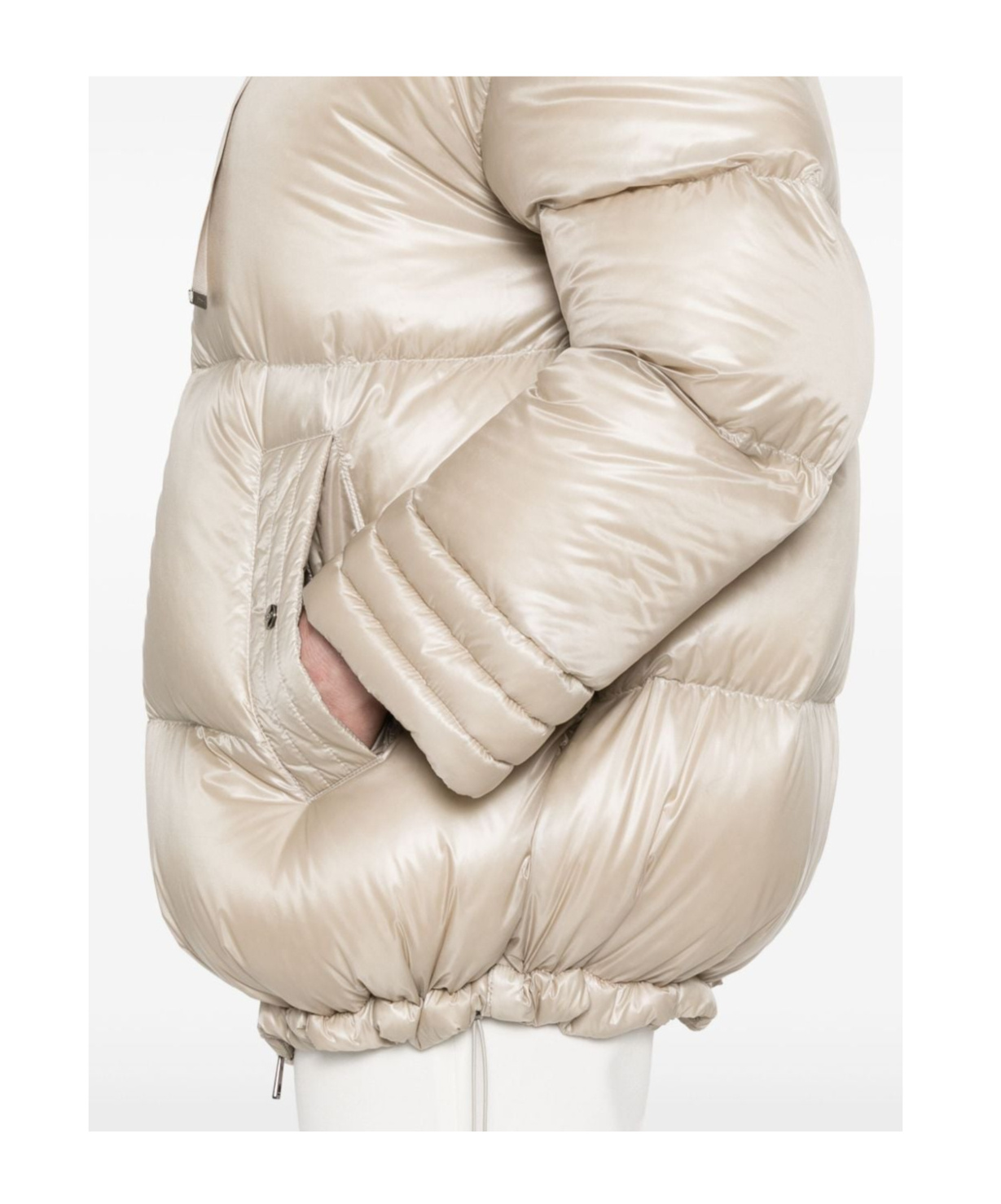 Herno Padded Coat In Nude