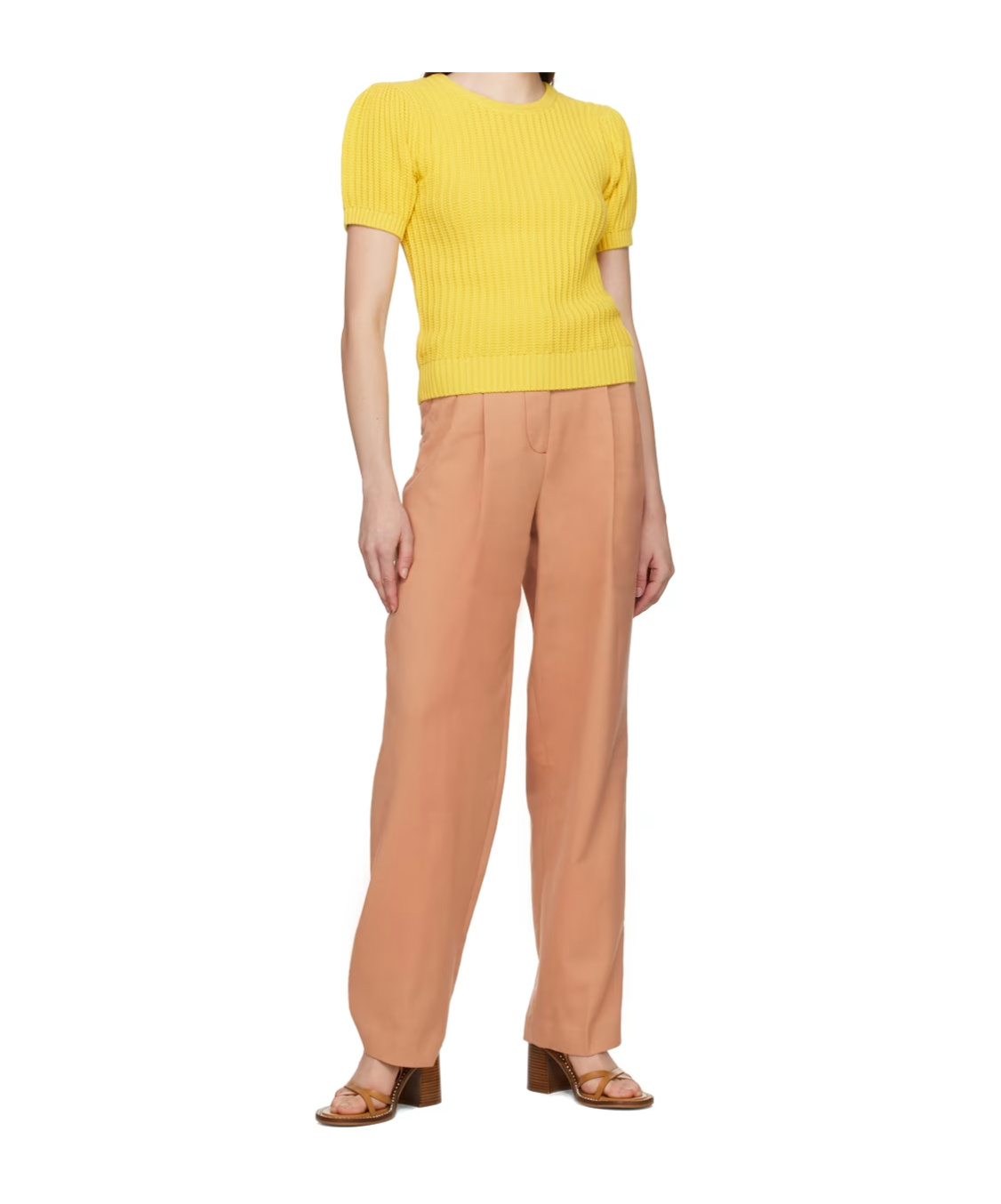 See By Chloé Lynette Cross-belted High-heeled Sandals In Brown