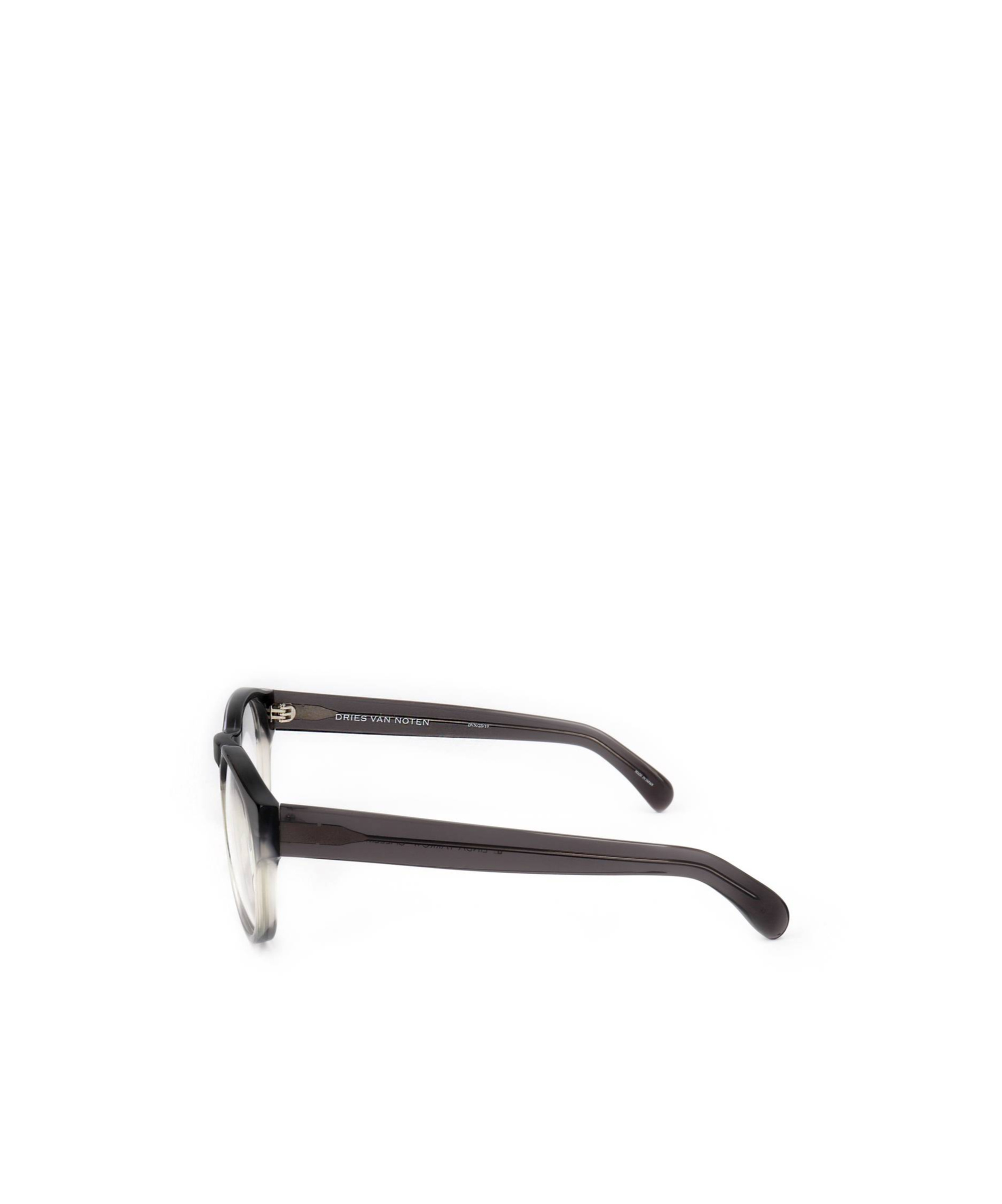 Dries Van Noten Geometric Flat Frames In Gray