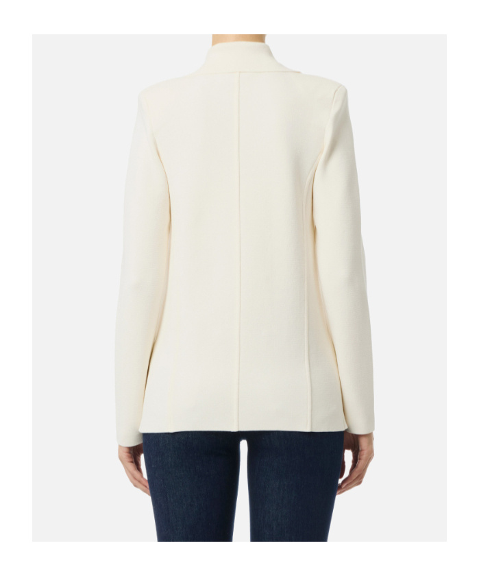 Elisabetta Franchi Knit Jacket In White