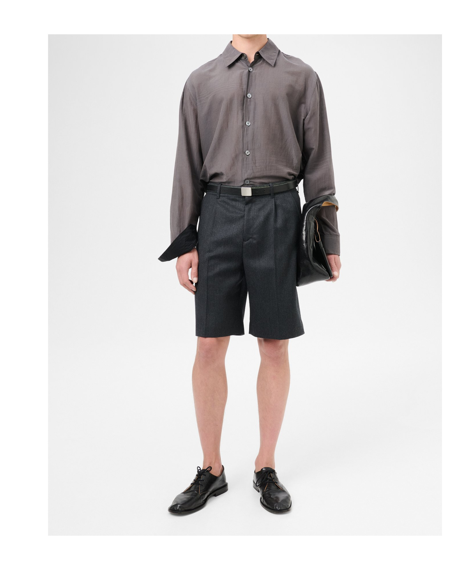 Our Legacy Wool Shorts In Green