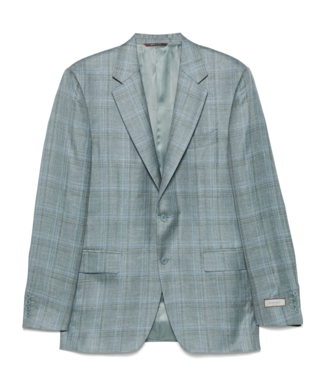 Canali Single-breasted Blazer In Gray