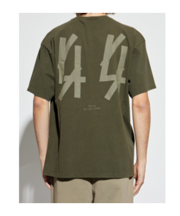 44 Label Group Green Crewneck Graphic Print T-shirt In Green