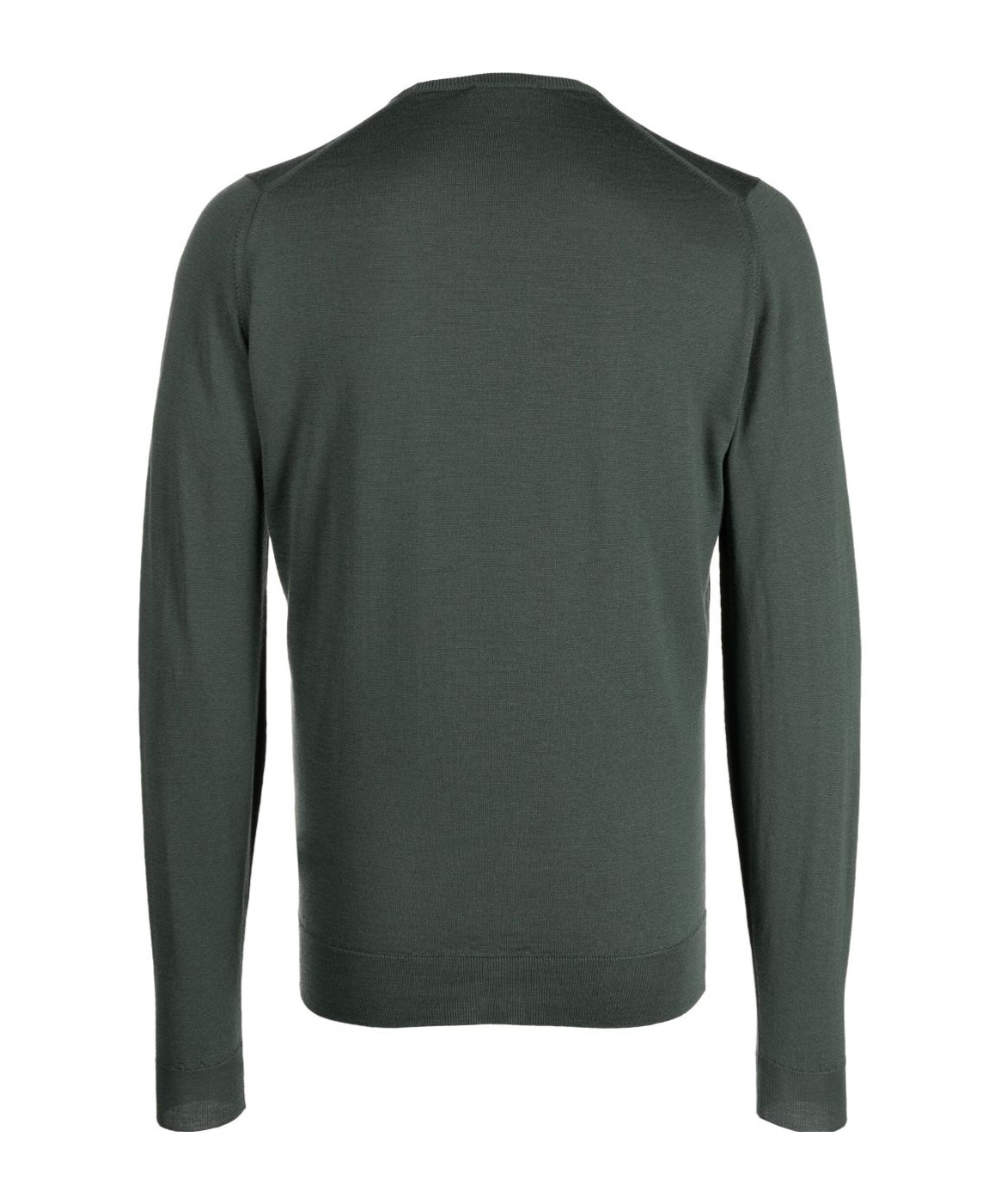 John Smedley Crew Neck Jersey Knit Sweater In Black