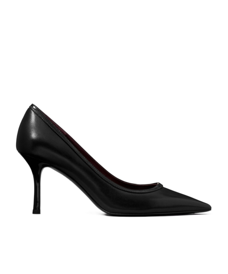 Tory Burch Double T Buckle Pump 80mm In Black