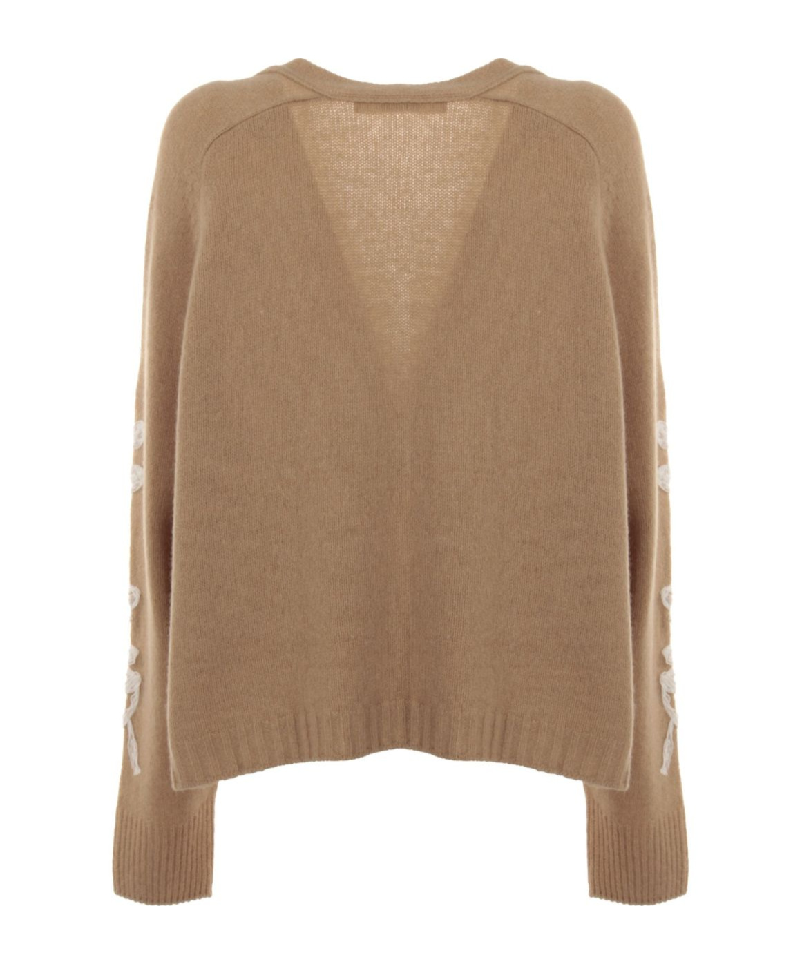 Shop Philosophy Di Lorenzo Serafini Logo-appliqué Cardigan In Nude