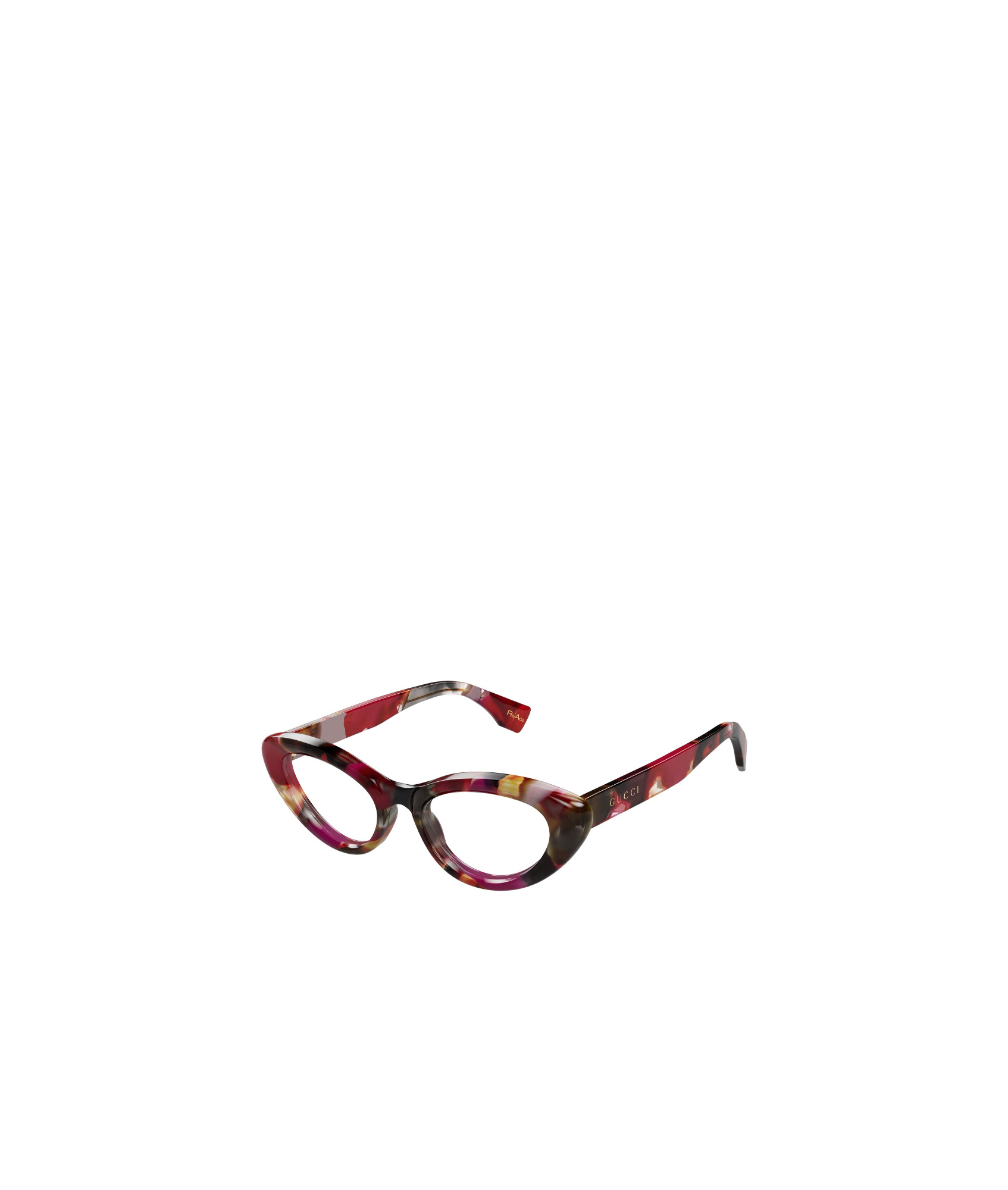 Shop Gucci Cat Eye-frame Glasses In Red