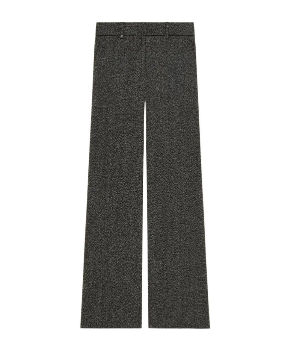 Courrèges Wool Trousers In Gray