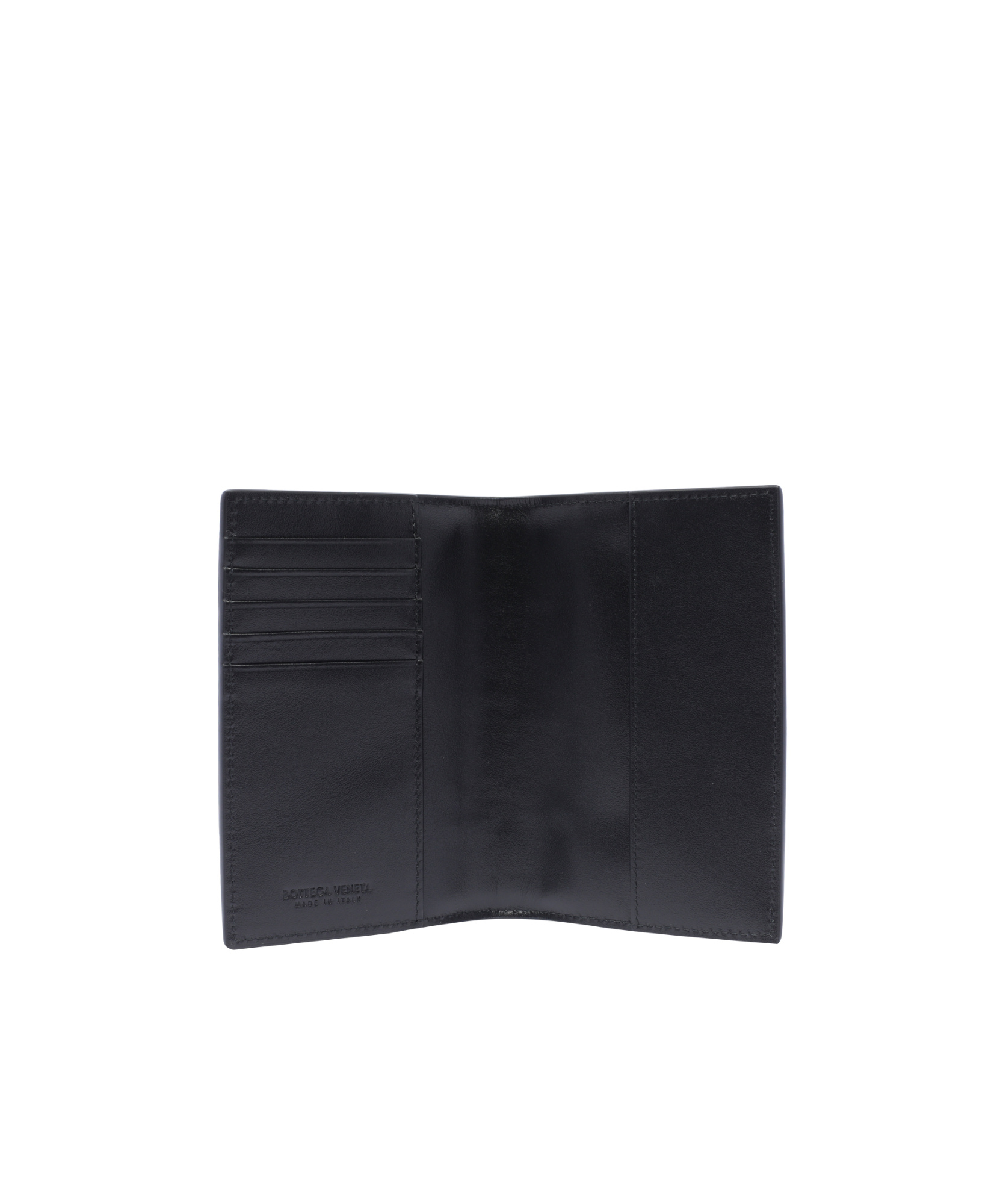 Bottega Veneta Weaving Wallet In Black