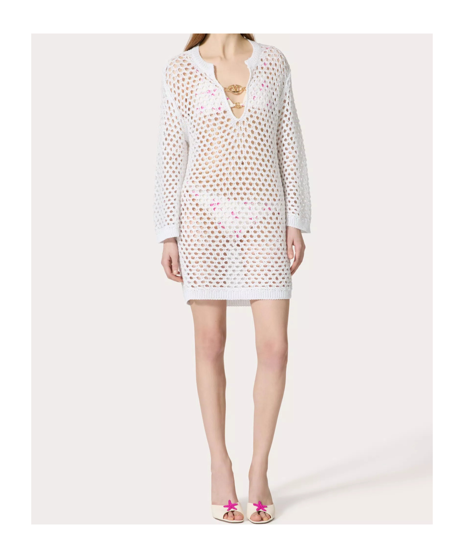 Valentino Mesh Knitted Top