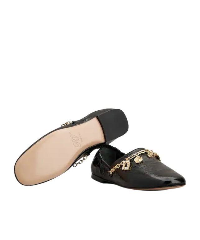 Roger Vivier Slippers In Patent Leather In Black