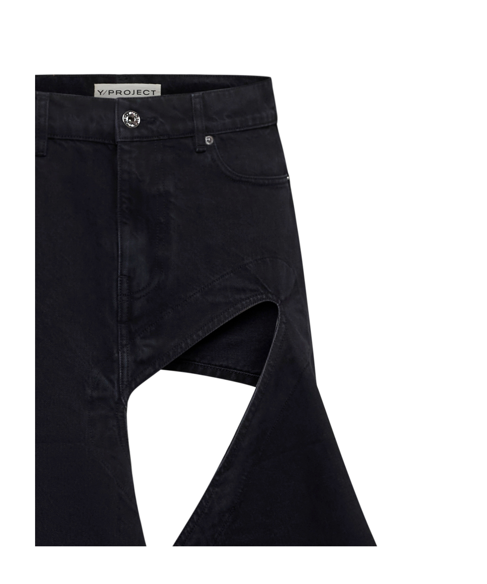 Y/project Y Project Evergreen Cut-out Mini Skirt Women In Black