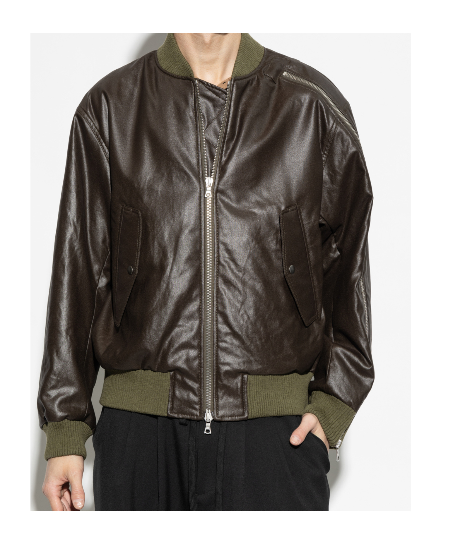 Dries Van Noten Long-sleeved Jacket In Black