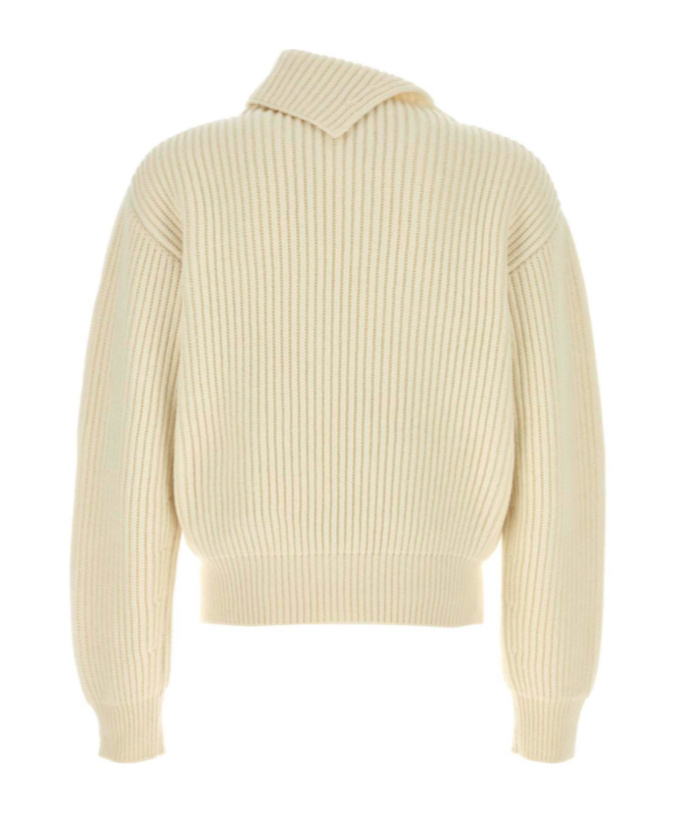 Jil Sander Long-sleeved Sweater In Multi