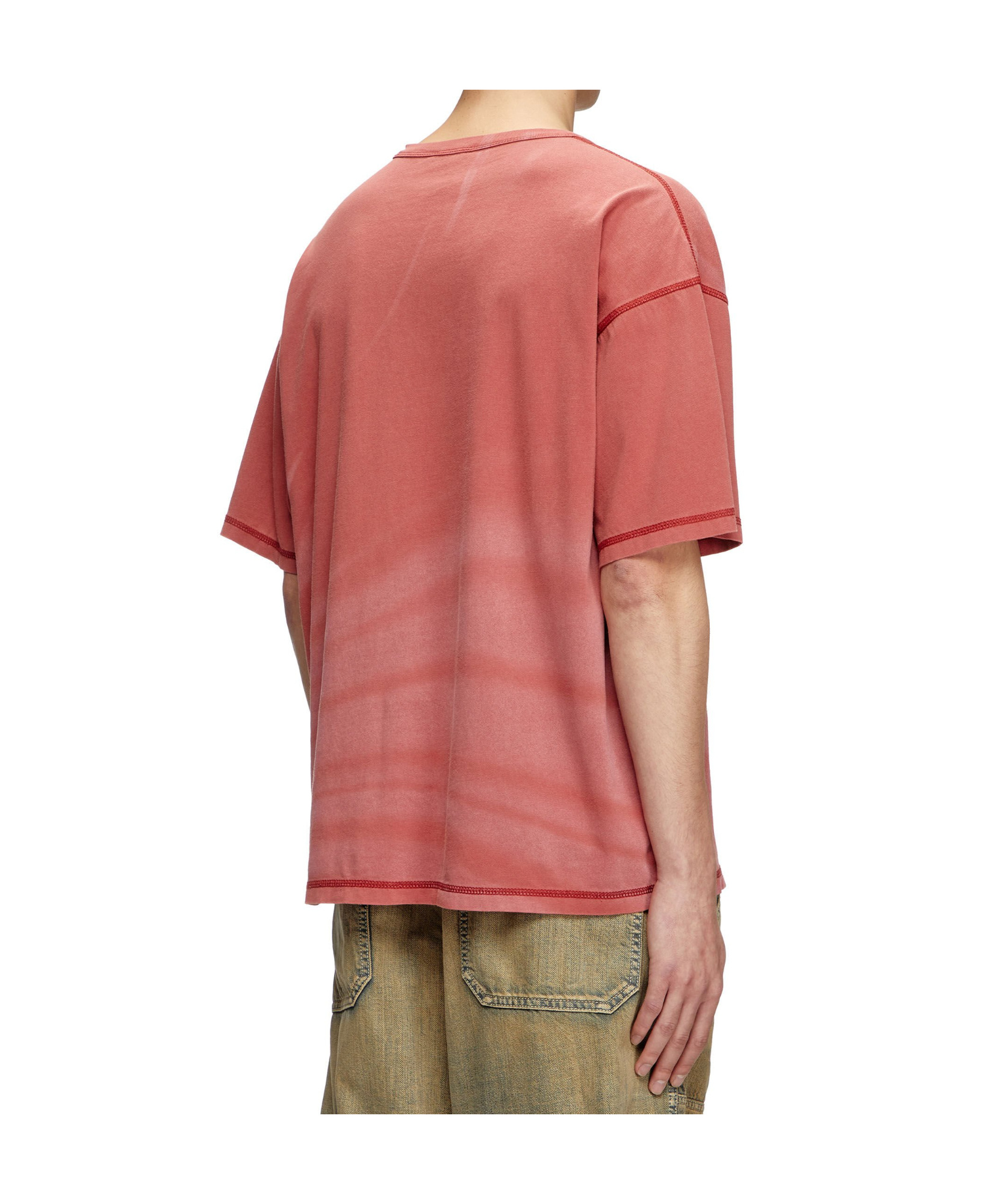 Diesel Short-sleeved T-shirt In Red