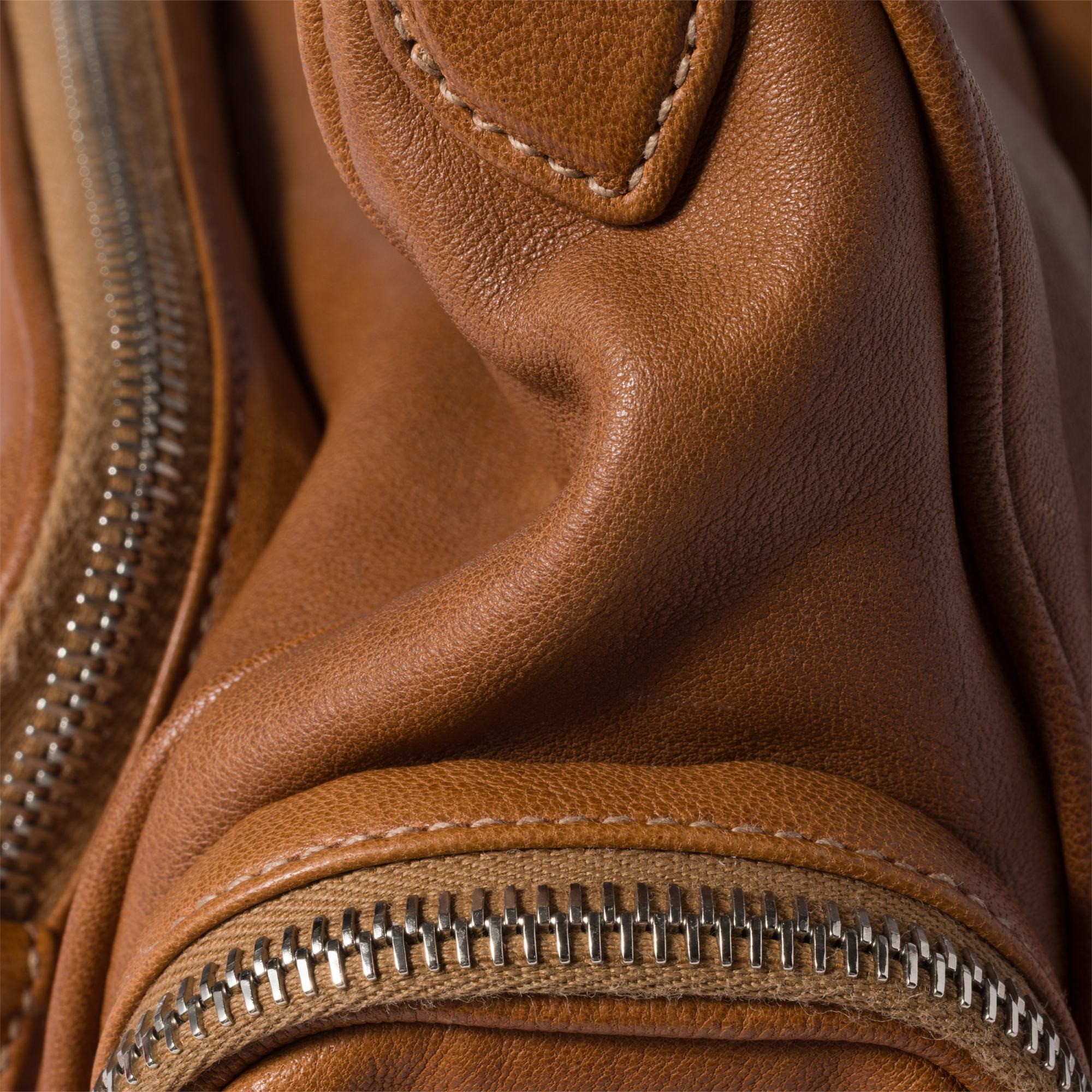 Miu Miu Pocket Nappa Leather Bag In Brown