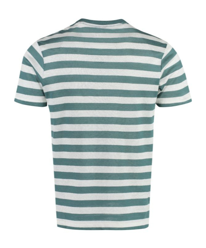 Paul & Shark Striped T-shirt In Green