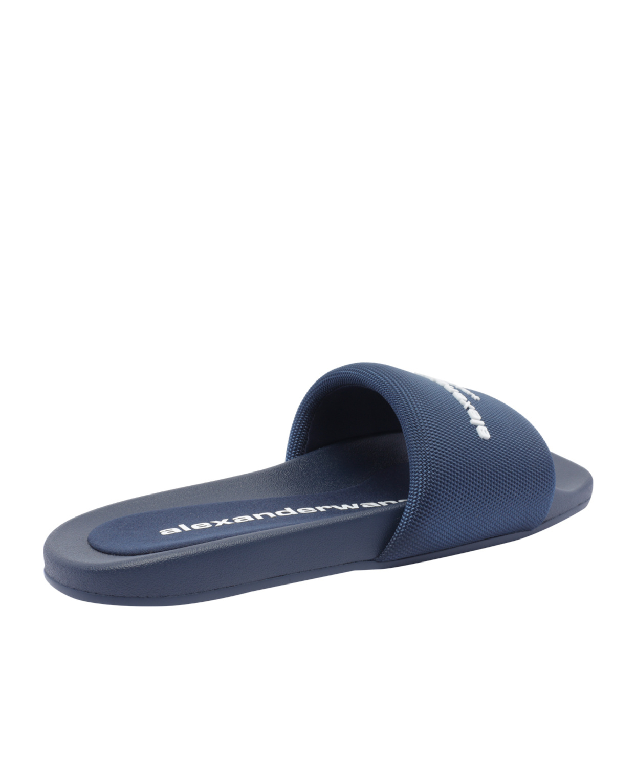 Shop Alexander Wang Logo Flip-flops In Blue