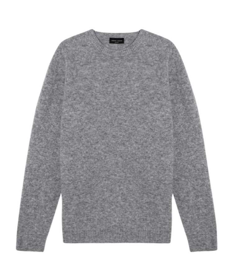 Roberto Collina Round-neck Pullover In Gray