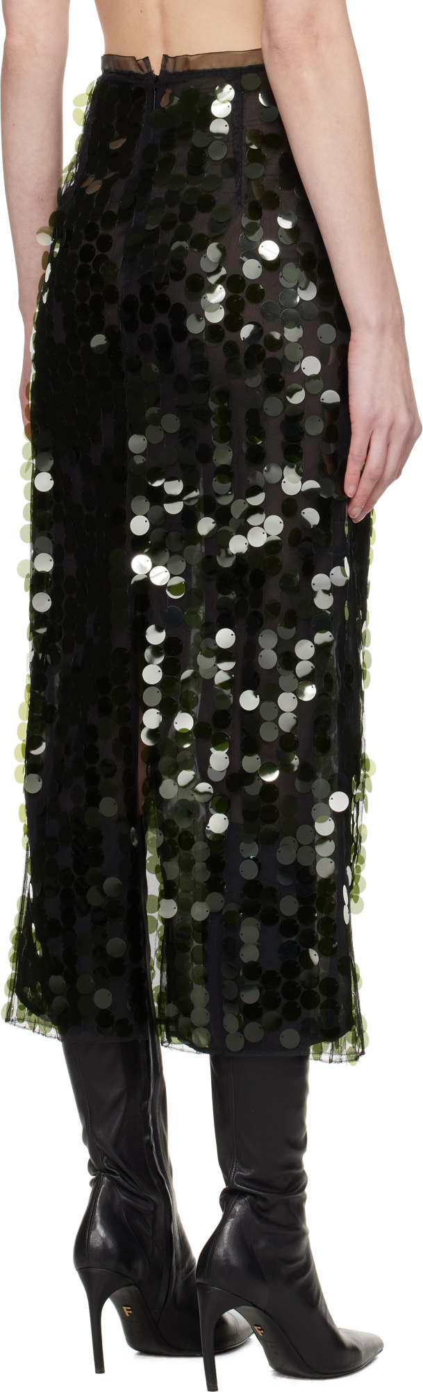 Shop 16arlington Dia Midi Skirt In Black