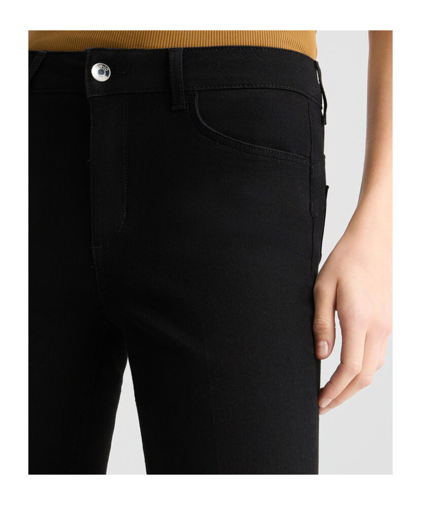Shop Liu •jo Flared Jeans In Black