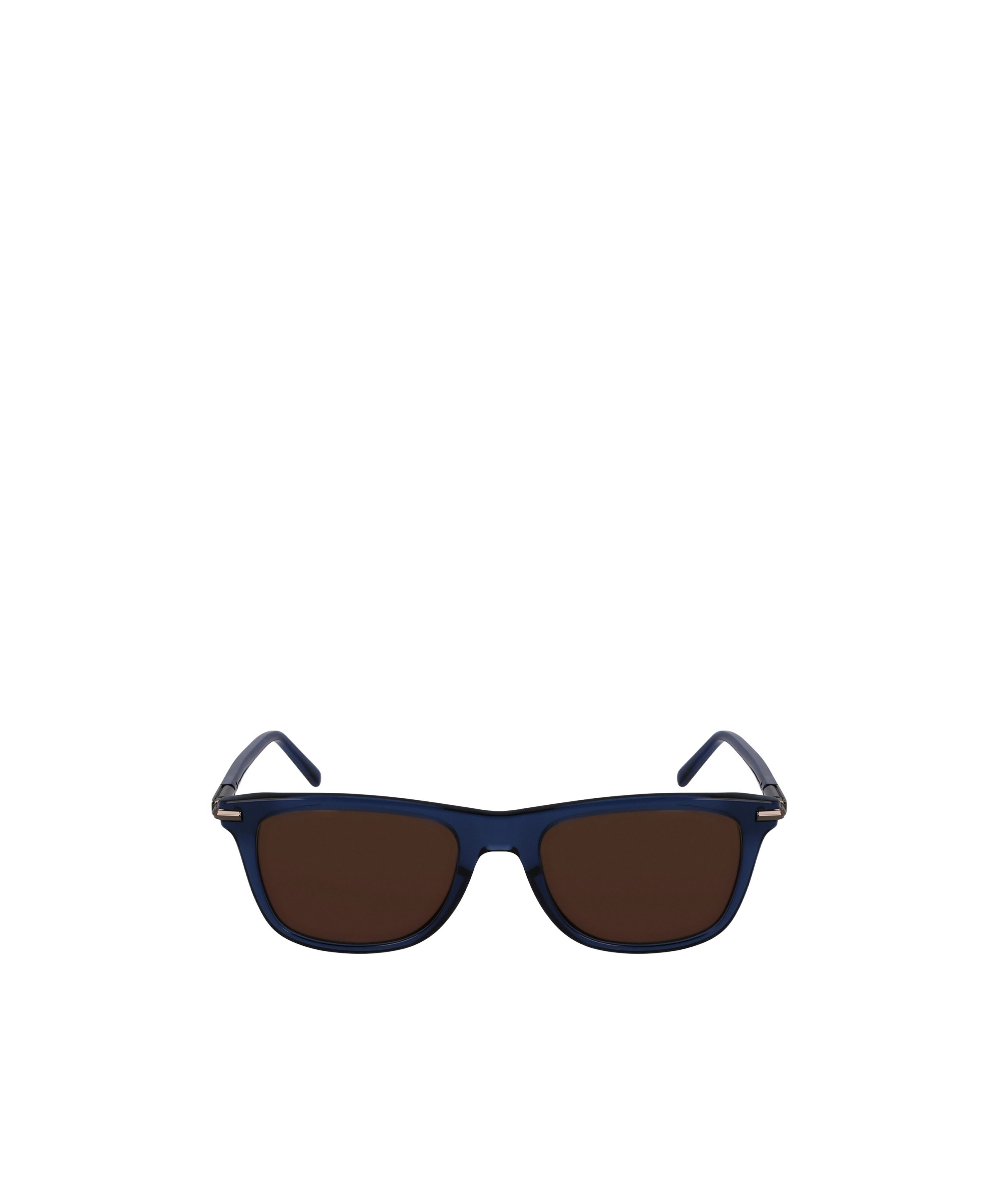 Ferragamo 54mm Modified Rectangular Sunglasses In Blue