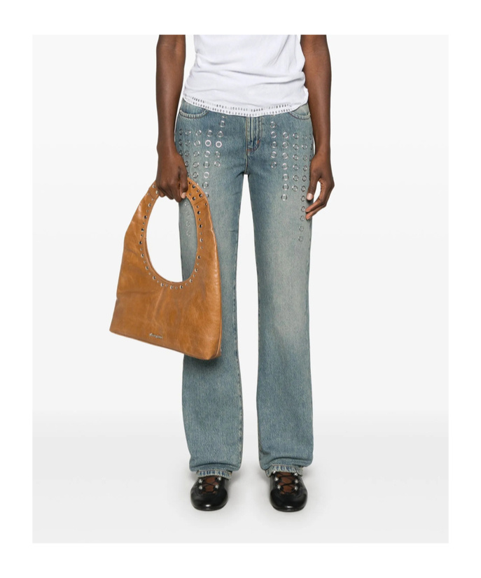 Gimaguas Denim Trousers With Belt Loops