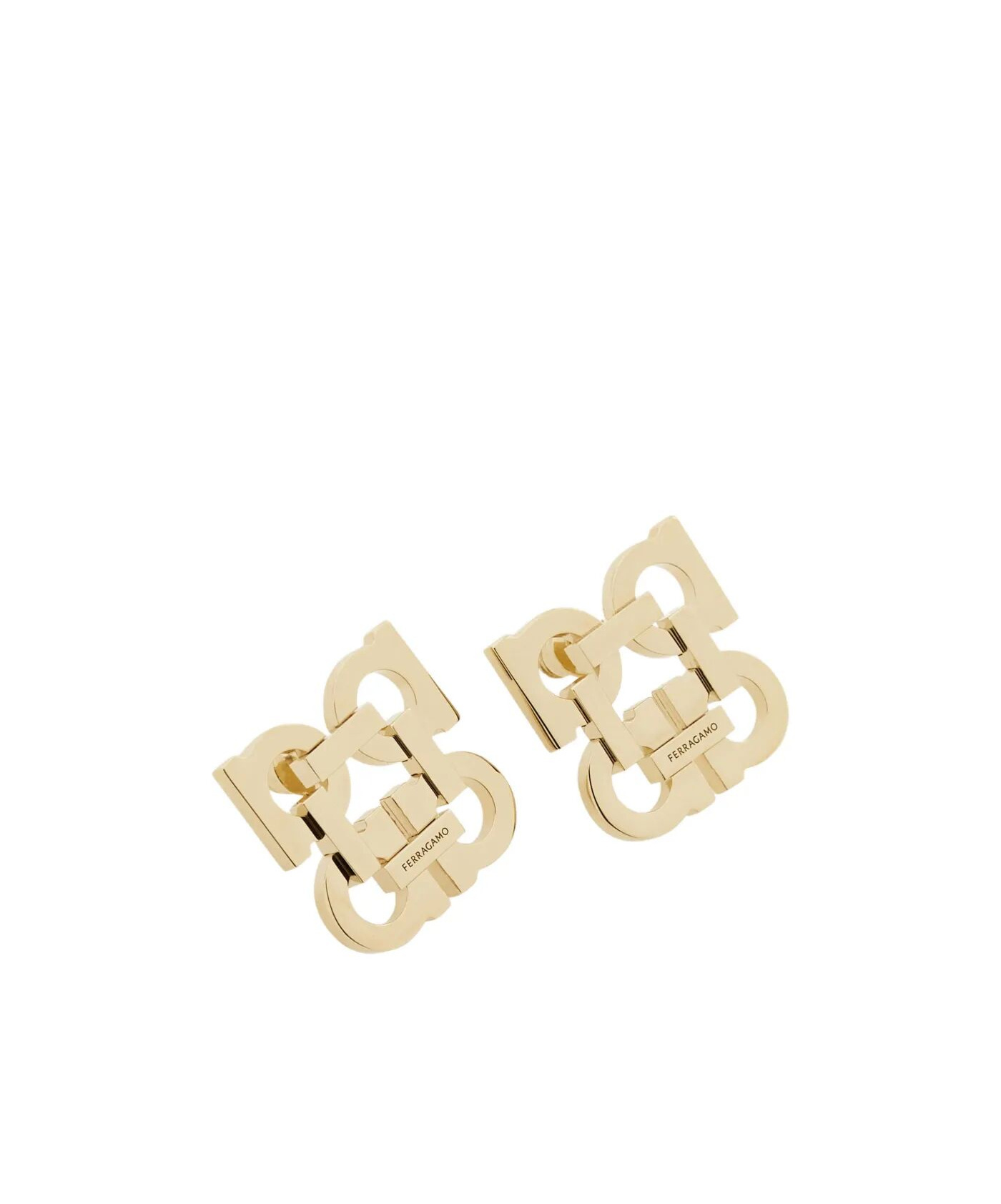 Ferragamo Four Gancini Clip On Earrings