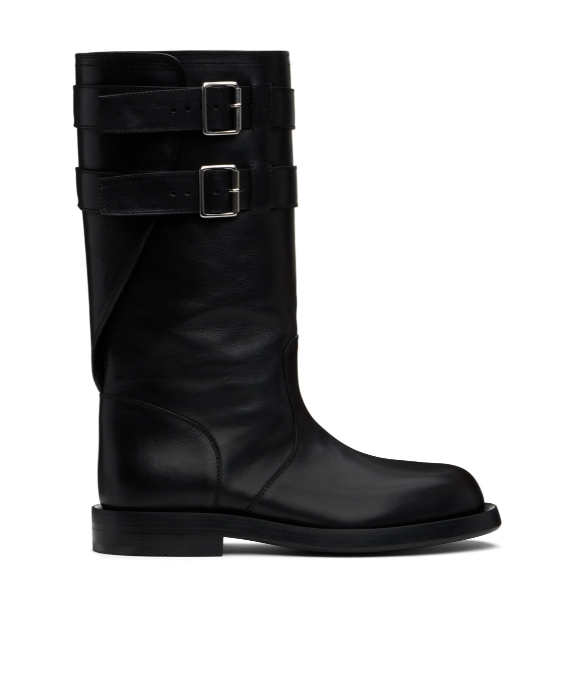 Ann Demeulemeester Black Milan Soft Biker Boots