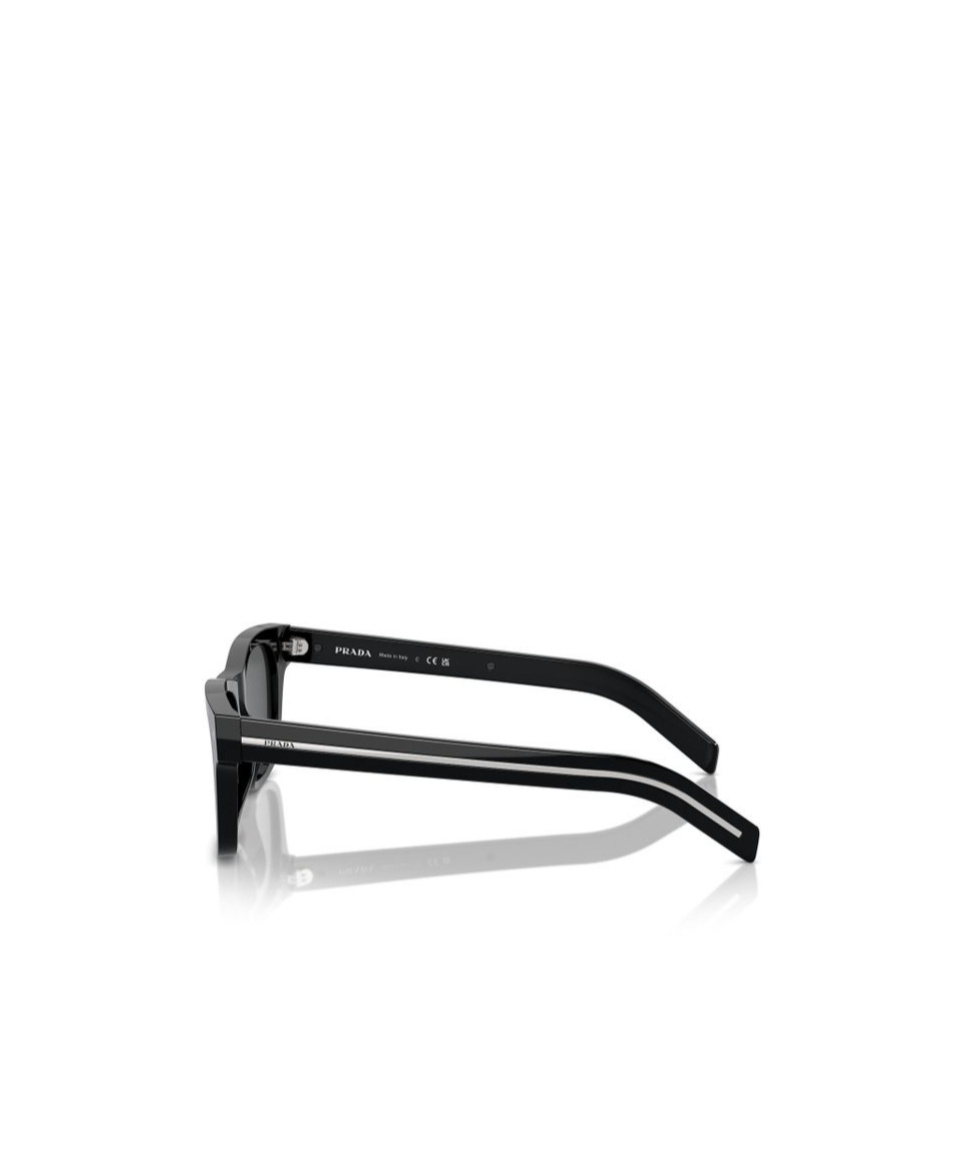 Prada Pantos Acetate Sunglasses With Unique Temple Design In Black
