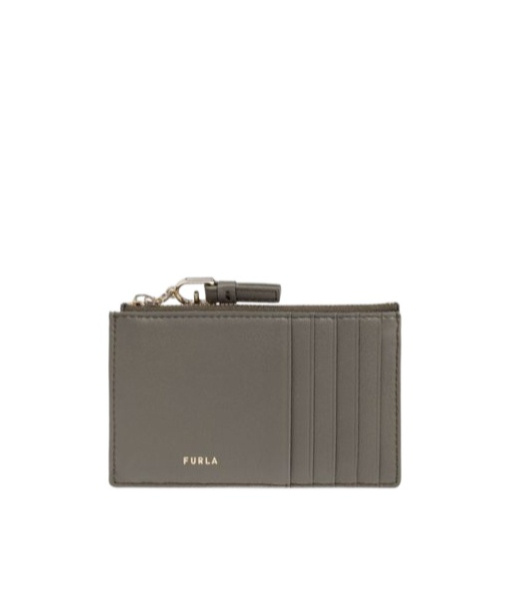 Furla Camelia Card Holder In Gray