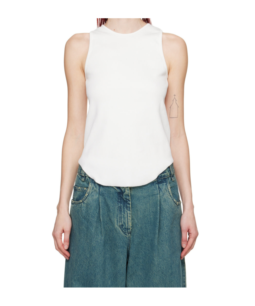 SONG FOR THE MUTE ROUND NECK SLEEVELESS VEST