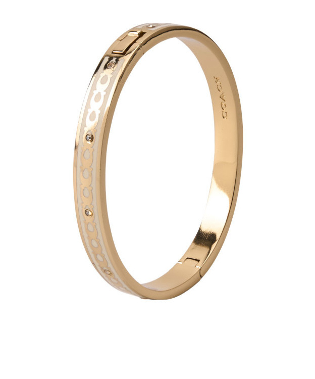 Shop Coach Signature Bangle Bracelet