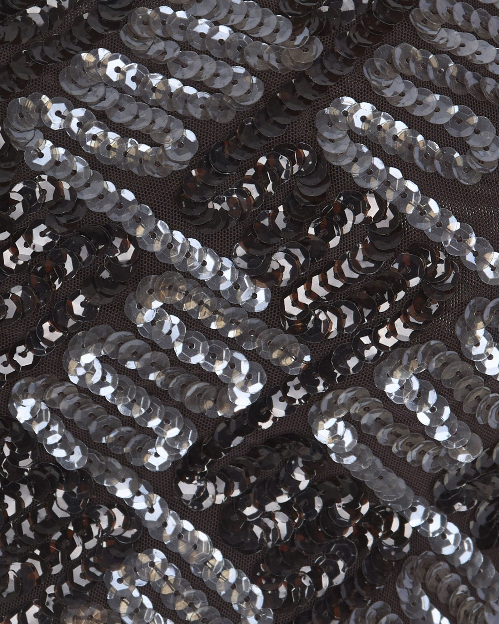 P.a.r.o.s.h Top Con Paillettes Marrone In Black