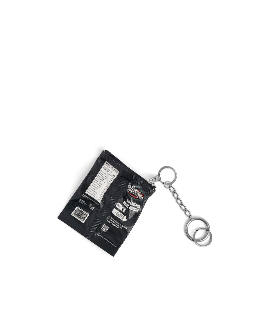 Balenciaga Charm/keyring Chips In Black In Black