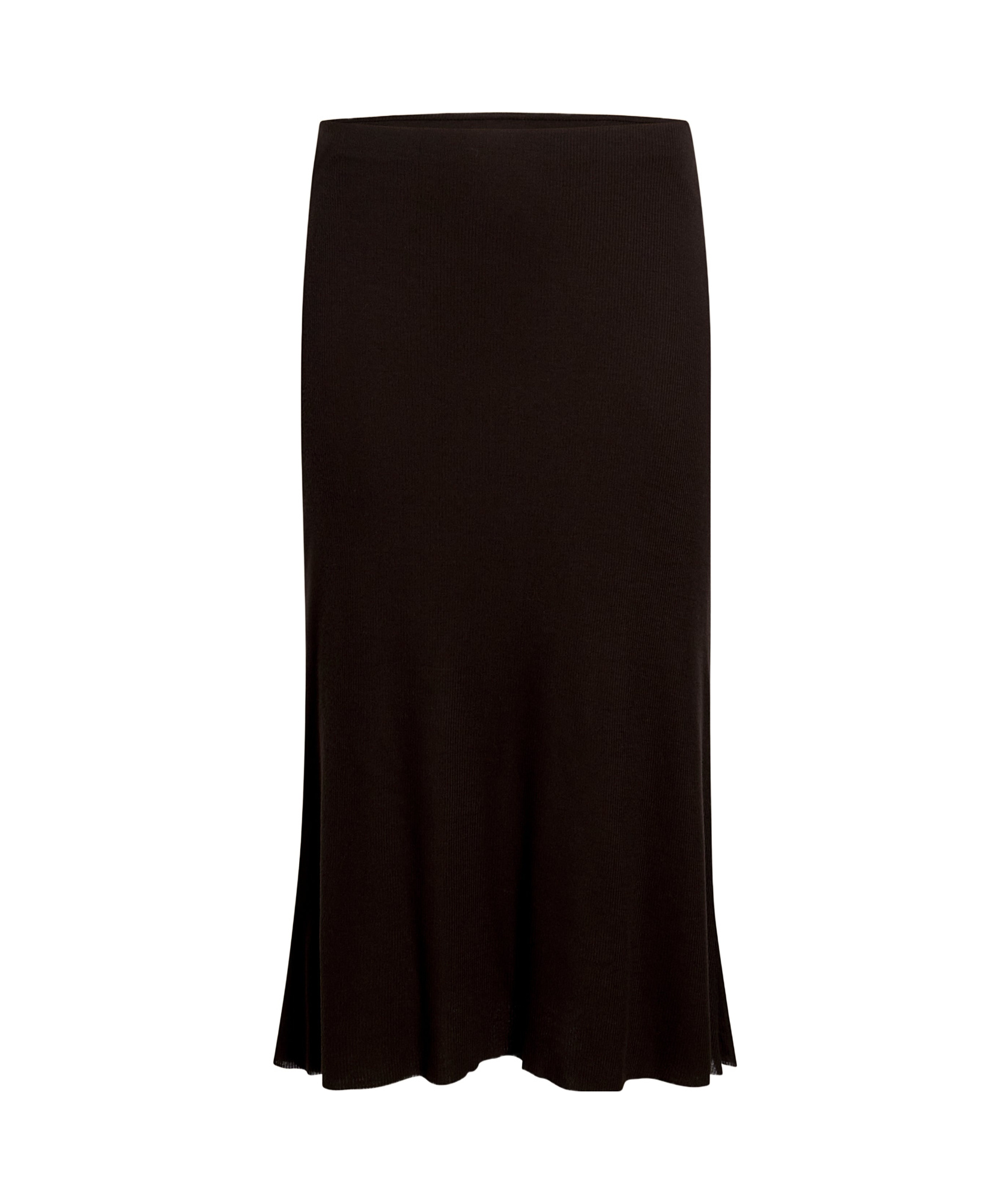 Shop Khaite Skirt With Rough Hem In Black