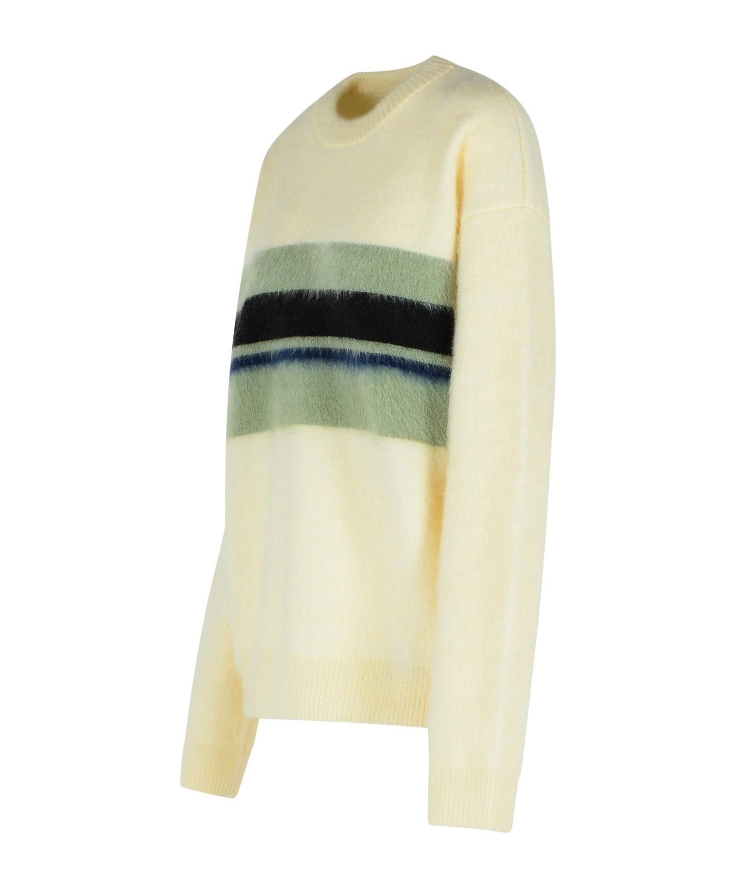 Lanvin Multi Wool Blend Sweater Men In Nude