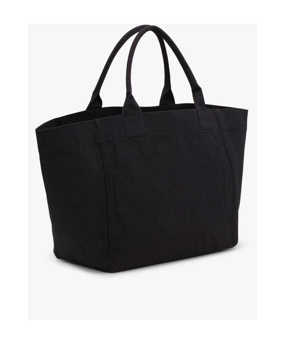 Ganni Black Xxl Banana Print Tote