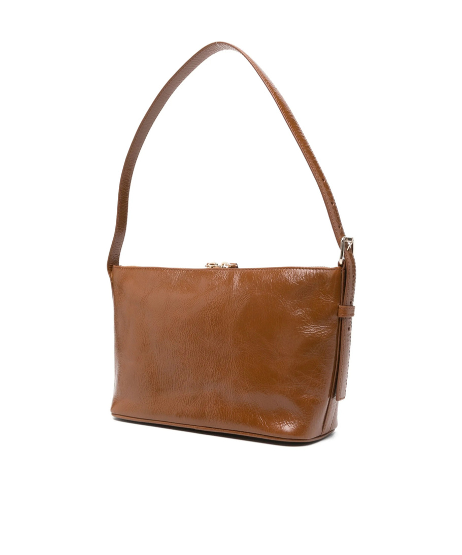 Apc Leather Buckle-detail Tote Bag In Brown