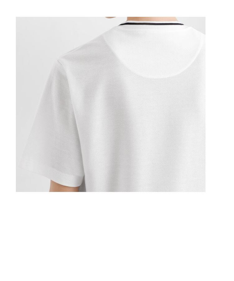 Dolce & Gabbana White Crewneck T-shirt With Logo Embroidery On The Front