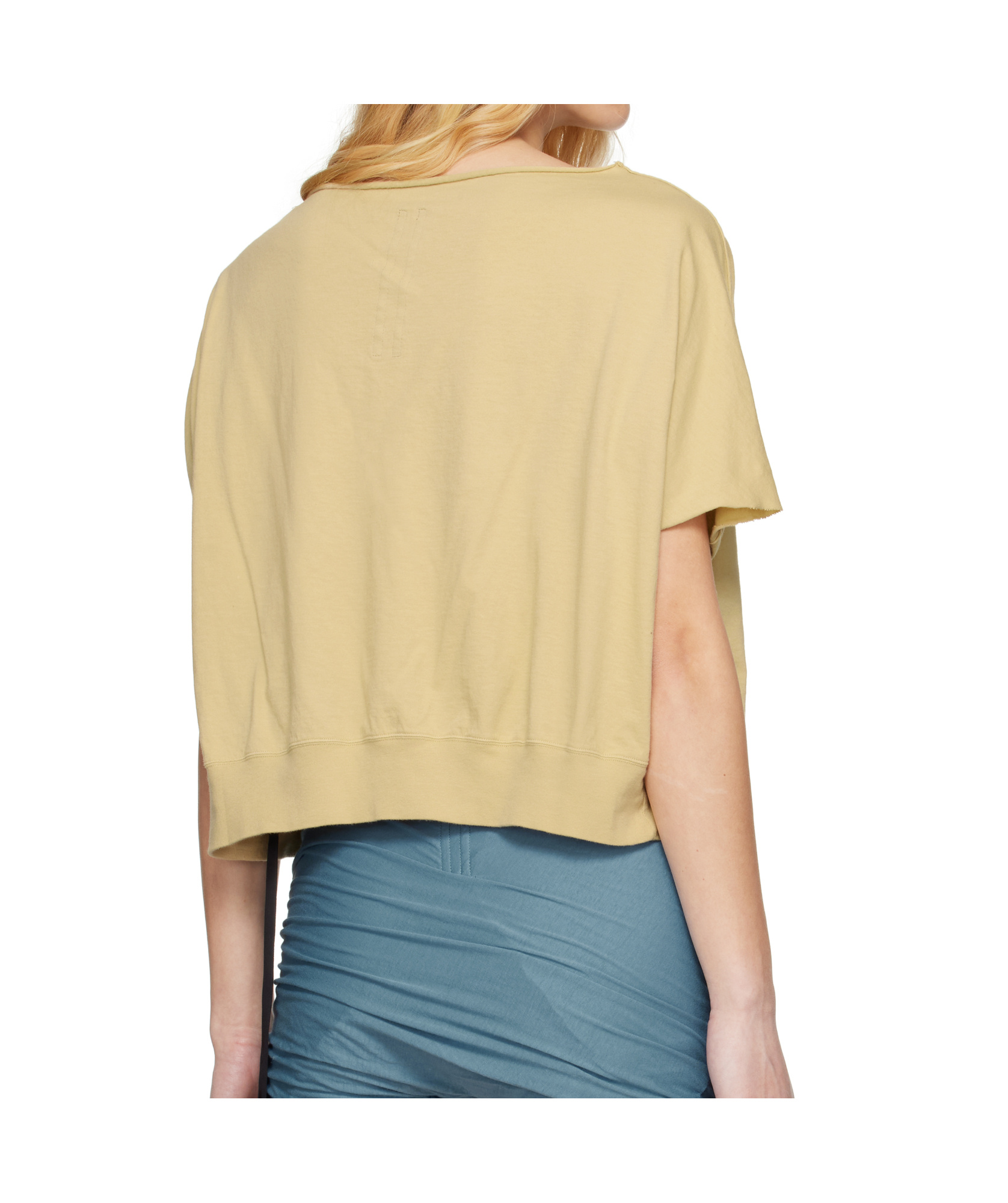 Rick Owens Drkshdw Beige Hollywood Dagger T-shirt In Nude