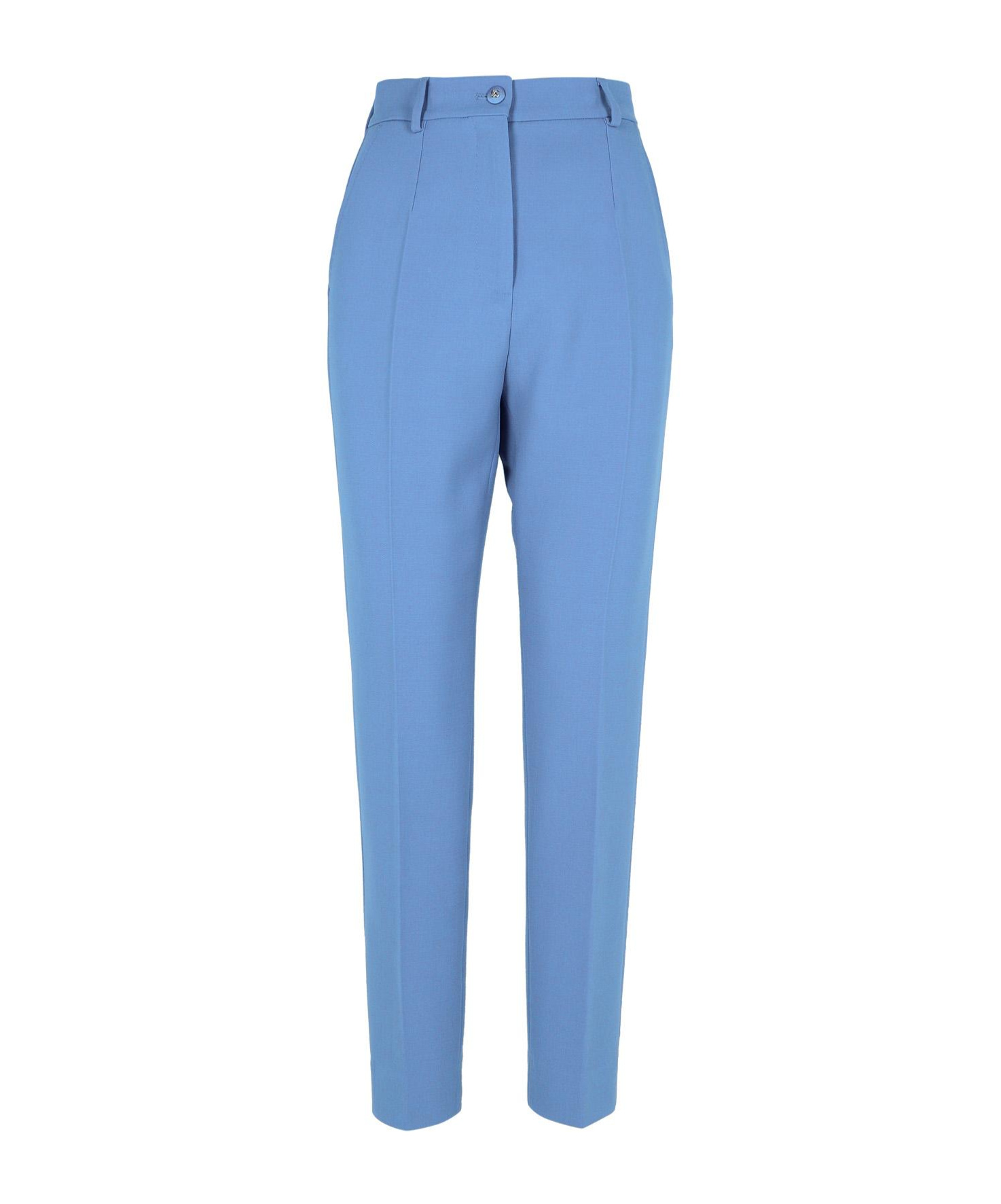 Dolce & Gabbana High-waisted Tailored Trousers In Blue