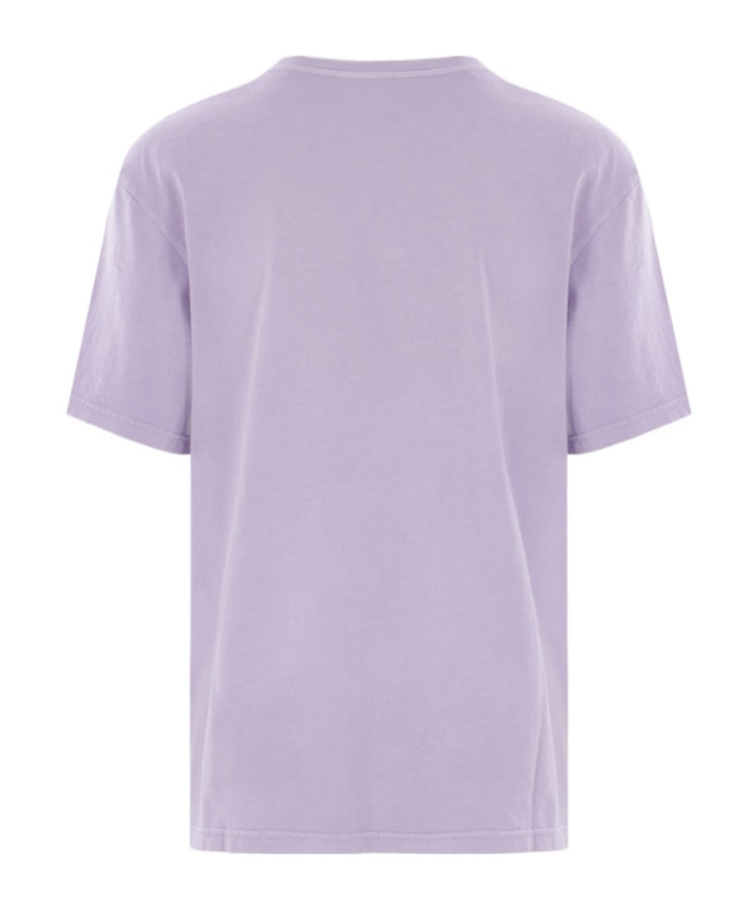Shop Martine Rose Graphic Print Crew Neck T-shirt In Purple