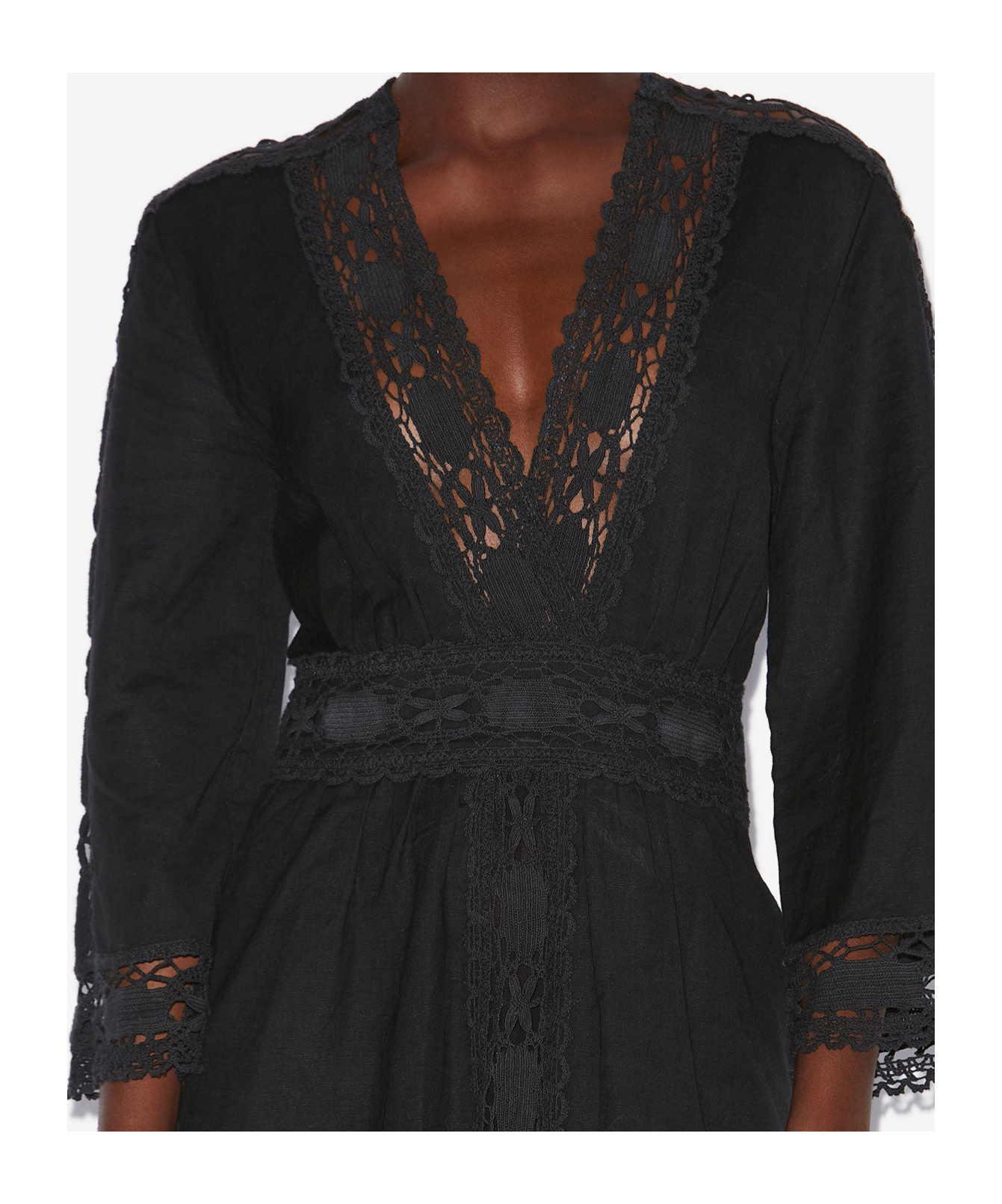 Isabel Marant Étoile Veona Long Dress In Black