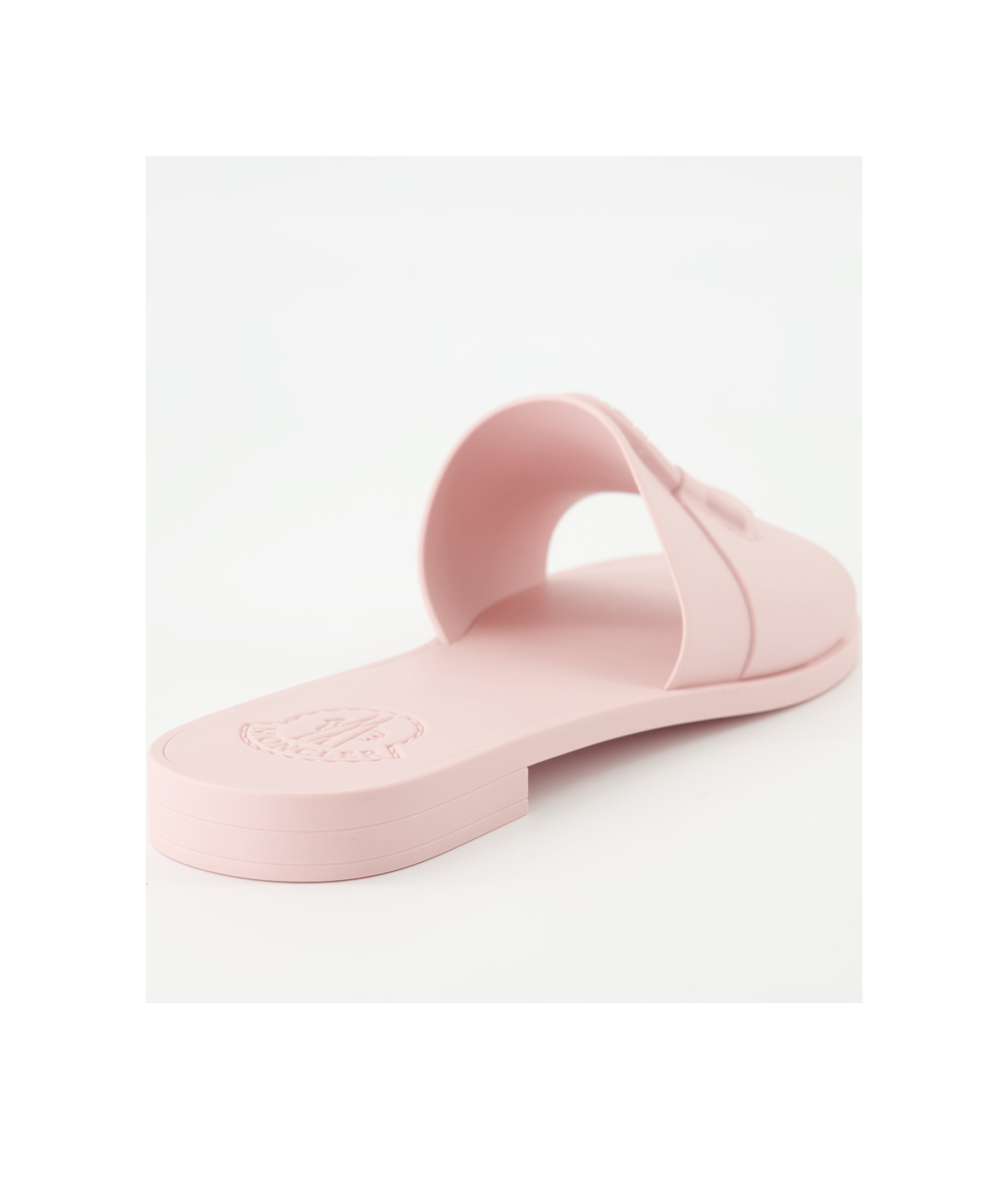 Moncler Rubber Sole Pool Slides In Pink